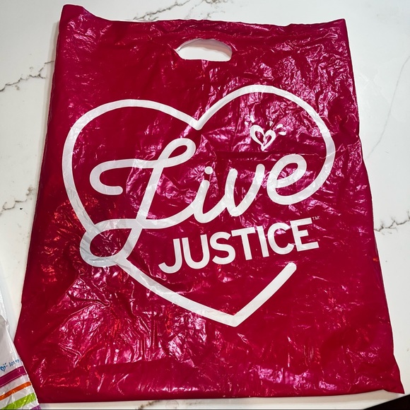 Justice Store Shopping Bags - Rare - Picture 3 of 5